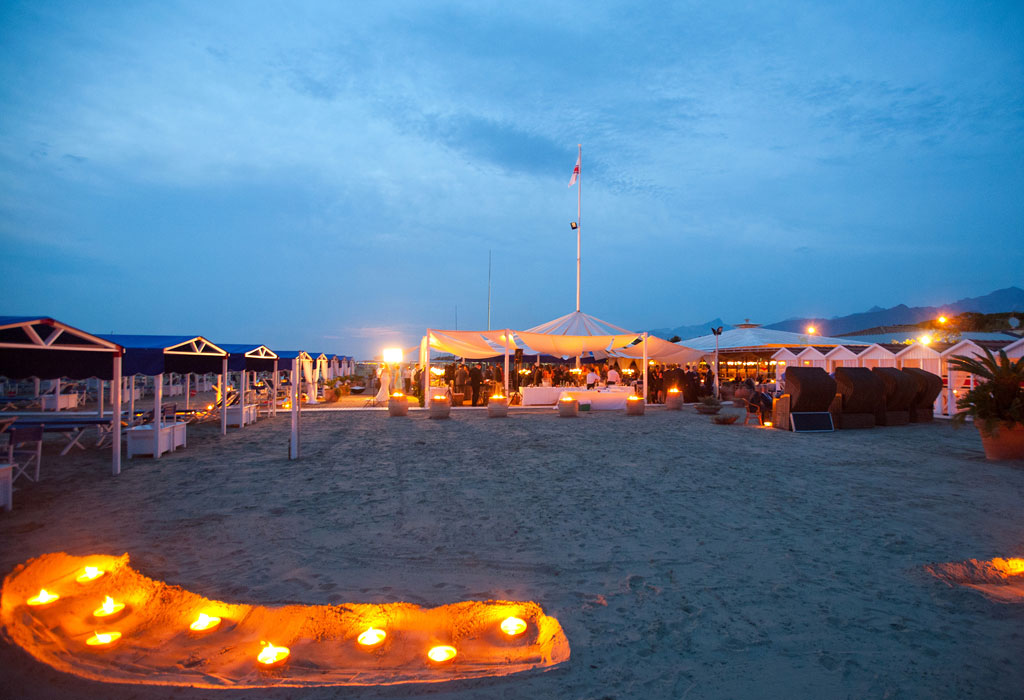 beach wedding augustus beach club forte dei marmi